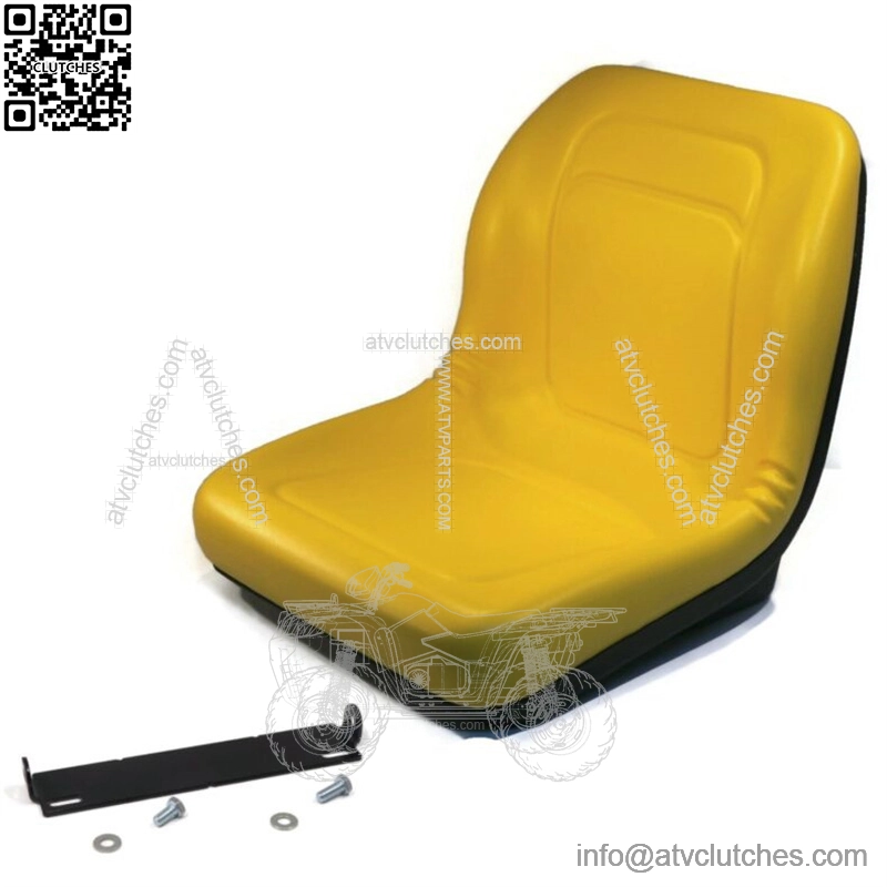 Yellow High Back Seat w/ Bracket for John Deere Gator TX Turf, Gator XUV 6003