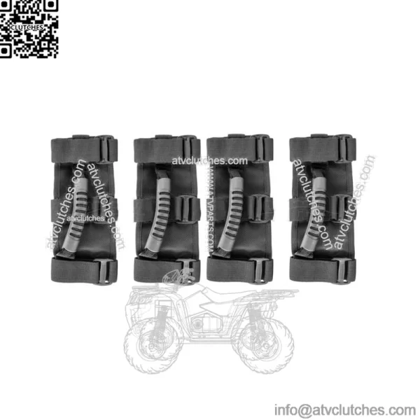 4Pack UTV 1.5"-3" Sport / Roll Bar Grab Handle Grips For Polaris RZR Pro R/ XP 4 (Fits: Yamaha Rhino 660)