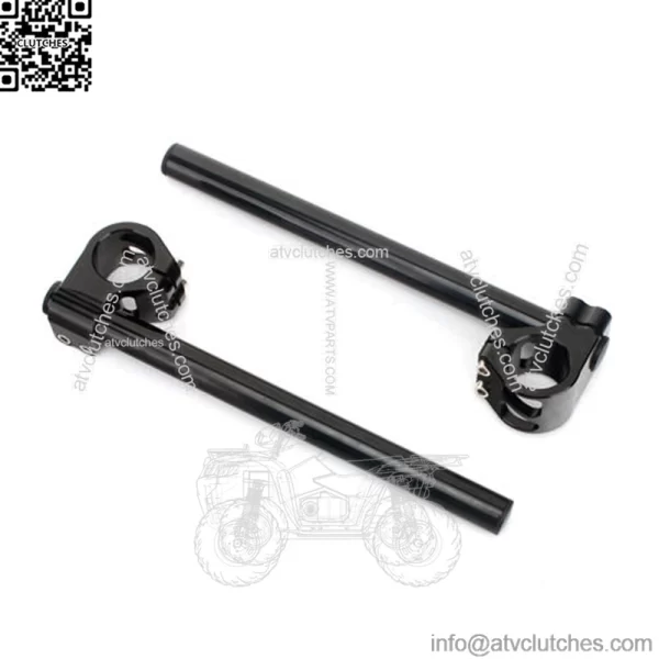 Aluminum Alloy 6061 Motorcycle Clip On Handlebars - Image 2