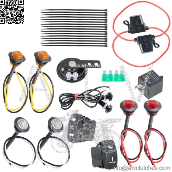Rocker Switch Turn Signal Street Legal Led Reverse Set For SxS ATV UTV Parts (For: More than one vehicle)