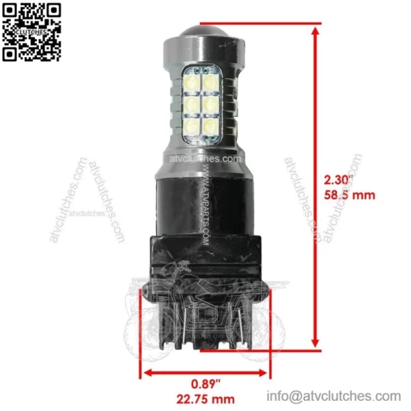 LED Tail Light And Headlight Bulbs For Polaris Sportsman XP 1000 2015-2019 - Image 2