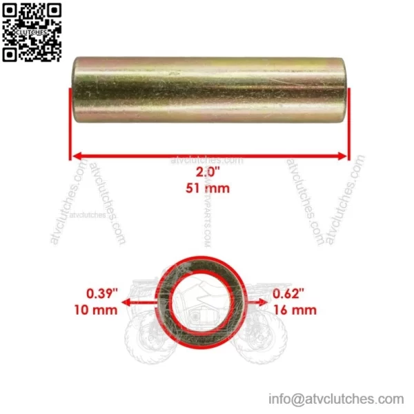 Front Upper Inner A-Arm Bushing Kit for Polaris Ranger 1000 2018 2019-2022 NEW (For: Polaris) - Image 2