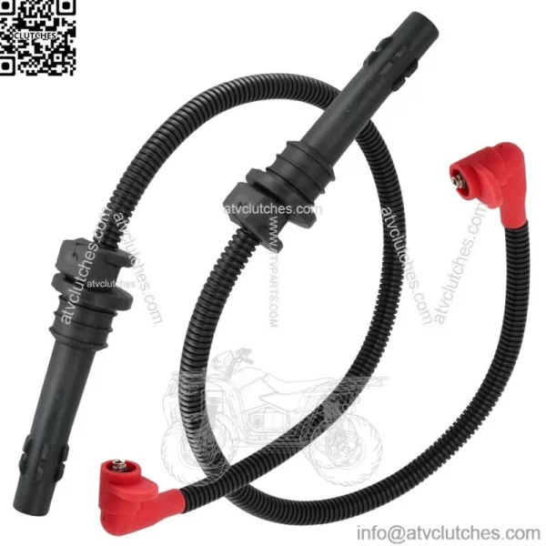 Spark Plug Wire Set for Polaris Ranger 900 XP 2013 2014 2015 2016 2017 2018 2019 (For: Polaris) - Image 5