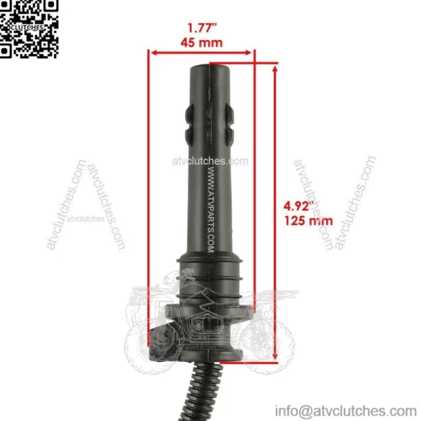 Ignition Coil with Spark Plug Wires for Polaris Ranger 1000 XP 2017-2018 (For: Polaris) - Image 2