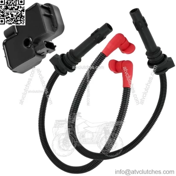 Ignition Coil with Spark Plug Wires for Polaris Ranger 1000 XP 2017-2018 (For: Polaris) - Image 4