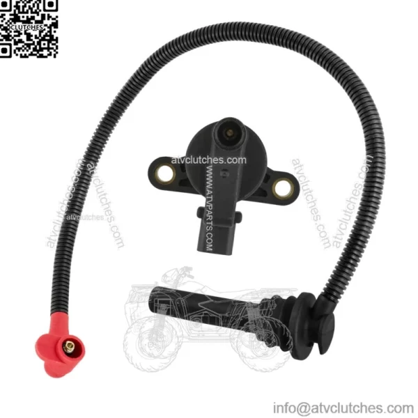 Ignition Coil with Spark Plug Wire For Polaris Ranger 570 XP Full Size Crew 2016 (For: Polaris) - Image 5