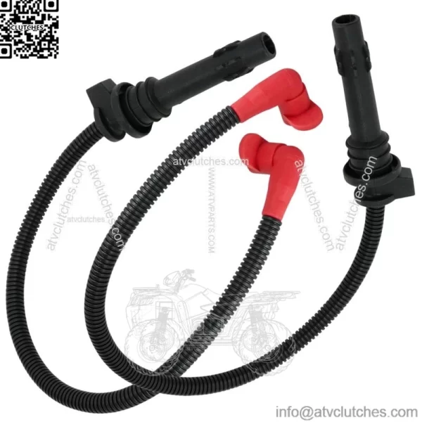 Spark Plug Wire Set for Polaris Genera 1000 4P 2017 2018 2019 2020 (For: Polaris)