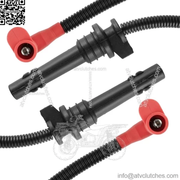 Spark Plug Wire Set for Polaris Genera 1000 4P 2017 2018 2019 2020 (For: Polaris) - Image 3