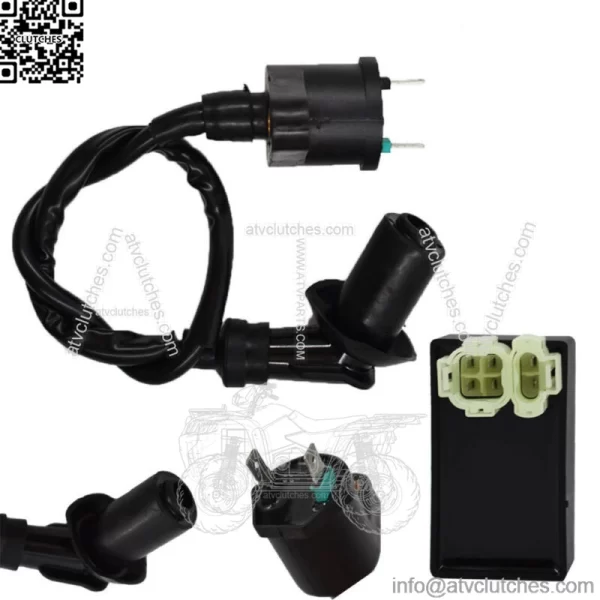 CDI Box + Ignition Coil For Honda FourTrax 300 TRX300 TRX 300 TRX300FW 1988-1992 - Image 2