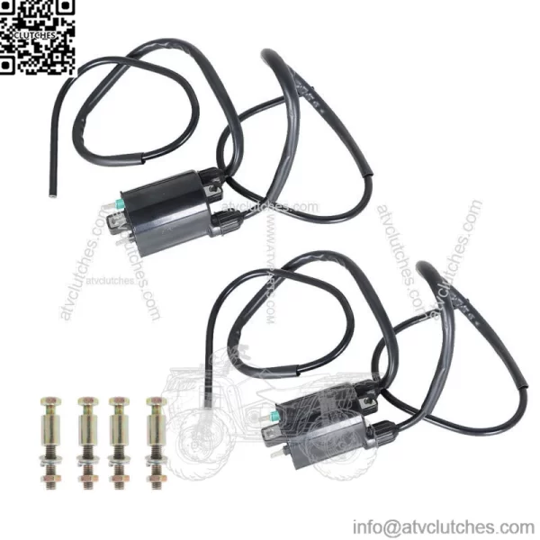 Front and Rear Ignition Coils for Kawasaki VN1500 Vulcan 1500 1996-2008 NEW