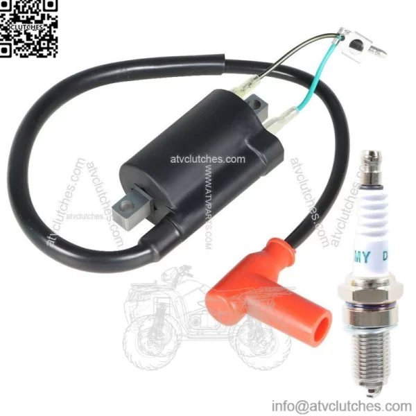 For Honda CR80R CR85R RB 1987-2007 30500-GS2-005 Ignition Coil & Spark Plug - Image 2