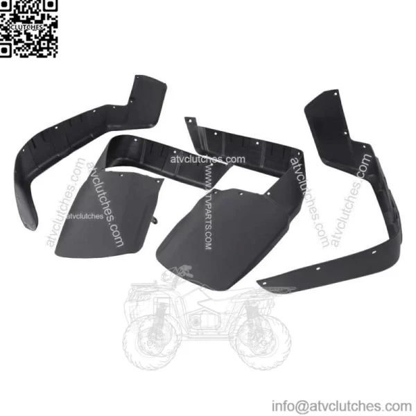 Fit For 96-00 Honda FourTrax TRX300 TRX 300 FW Fender Flaps Mud Splash Guards  (For: Honda) - Image 2
