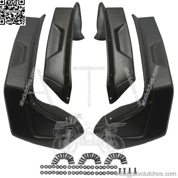 Fender Flares Overfenders Mud Guards For Polaris Sportsman 570 ETX SP 2014-2021 (For: Polaris) - Image 3
