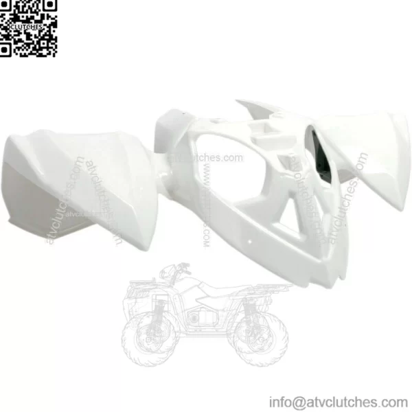 NEW POLARIS OUTLAW 06 - 08 WHITE PLASTIC FRONT FENDER PLASTICS (For: Polaris)