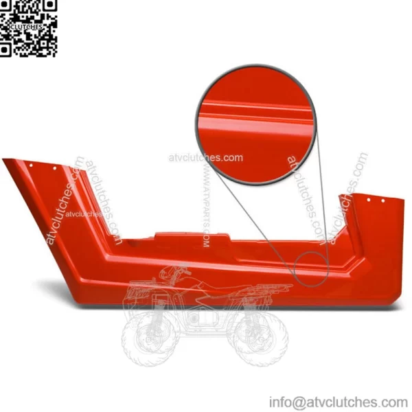 NEW POLARIS PREDATOR 500 FIGHTING RED REAR FENDER PLASTIC PLASTICS (For: Polaris) - Image 2