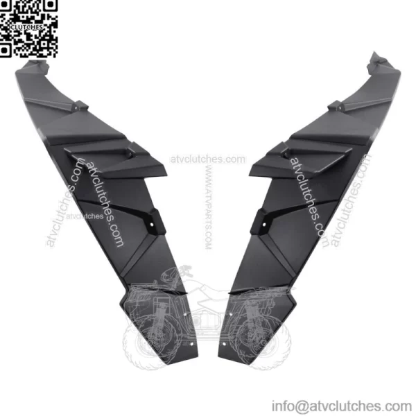 4pcs Rear XXL Extended Fender Flares Compatible with Polaris RZR 1000 2014-2023 (For: Polaris) - Image 3