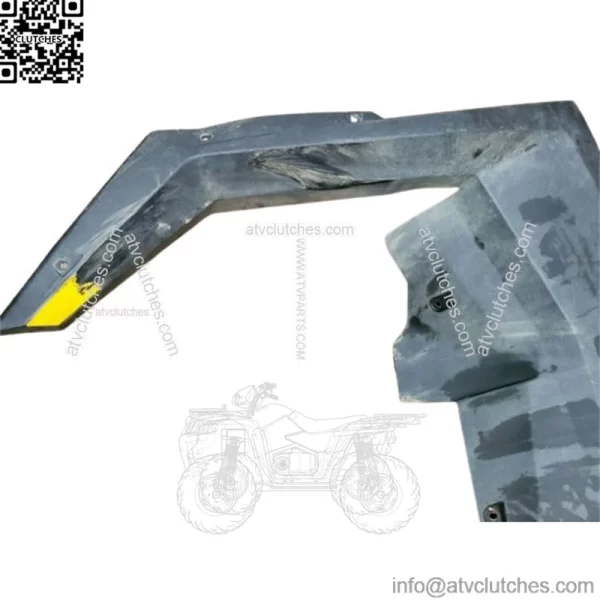 2020 POLARIS TURBO PRO XP FRONT LEFT FENDER FLARE BLACK 5455175 - Image 2