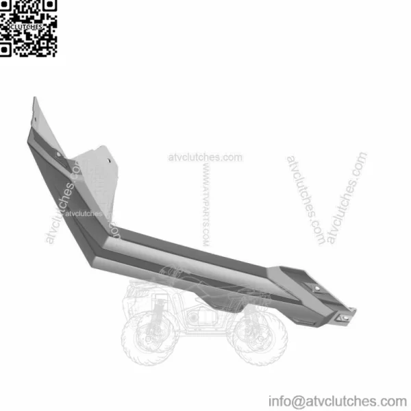 Polaris Fender, Rear, Right, Voodoo Blue,  OEM Part 5450077-619, Qty 1 (For: Polaris) - Image 4
