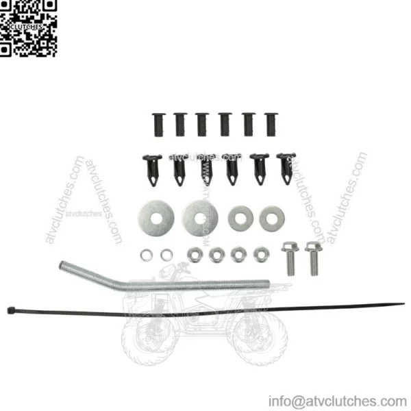 For 2013-2017 Polaris Ranger XP 900 XP 1000 Rear Mud Guards Fender Flares (For: Polaris) - Image 3