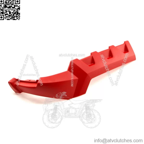 Polaris Box Fender, Rear, Right, Indy Red,  OEM Part 5437881-293, Qty 1 (For: Polaris) - Image 2