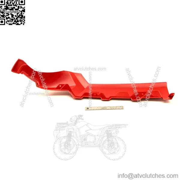 Polaris Box Fender, Rear, Right, Indy Red,  OEM Part 5437881-293, Qty 1 (For: Polaris) - Image 3