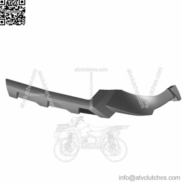 Polaris Box Fender, Rear, Right, Indy Red,  OEM Part 5437881-293, Qty 1 (For: Polaris) - Image 4