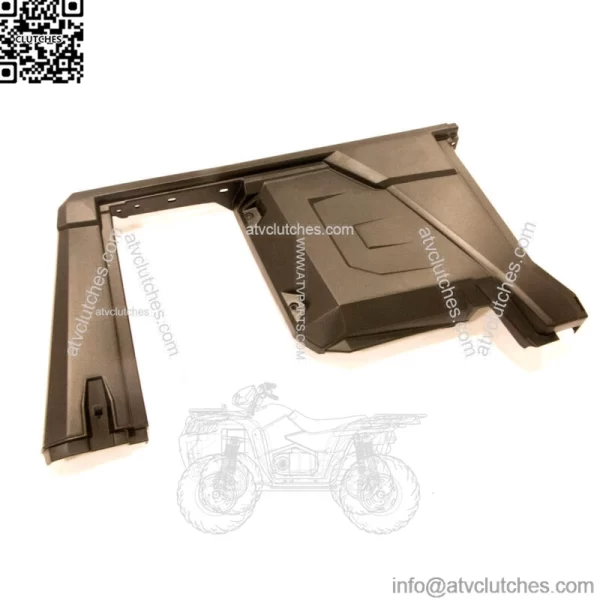 Polaris Fender-Mid, Crew, Right, Gloss Black,  OEM Part 5451102-070 (For: Polaris) - Image 3