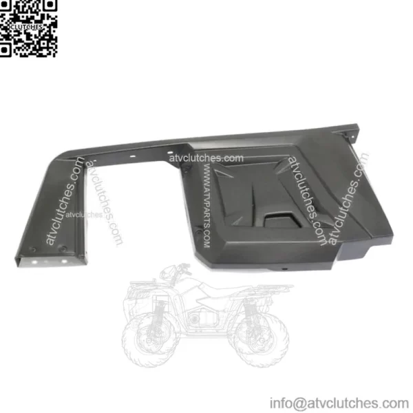 Polaris 5438057-070 FENDER-FRONT W/ RCKR RIGHT HAND BLACK Ranger 900 800 570 (For: Polaris) - Image 2