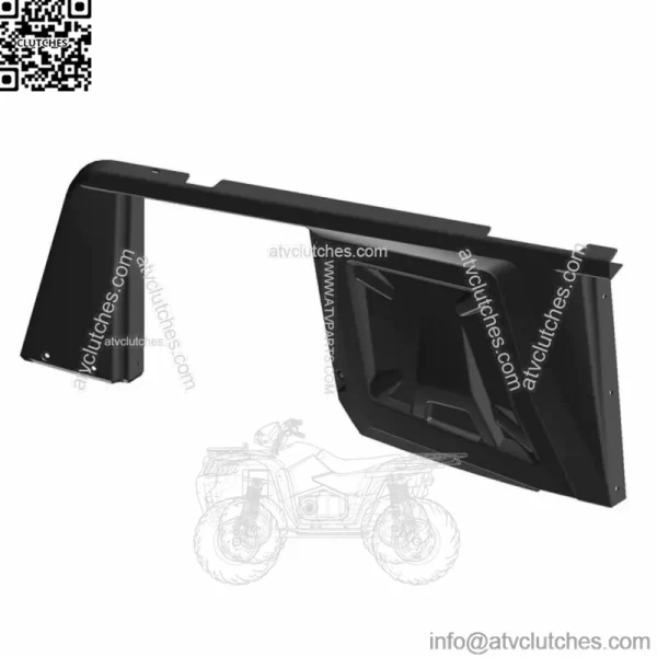 Polaris 5438057-070 FENDER-FRONT W/ RCKR RIGHT HAND BLACK Ranger 900 800 570 (For: Polaris) - Image 4