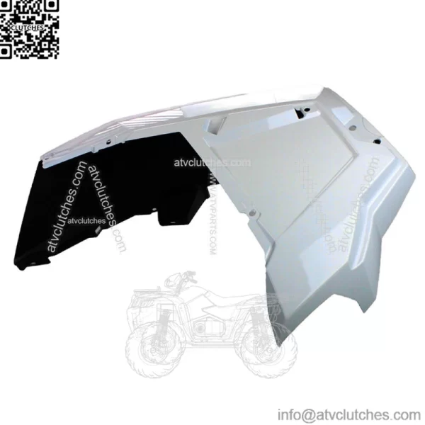 Polaris 5450717-599 White Left Hand Front Fender OEM 2014-2018 RZR 900 1000 XP 4 (For: Polaris) - Image 2