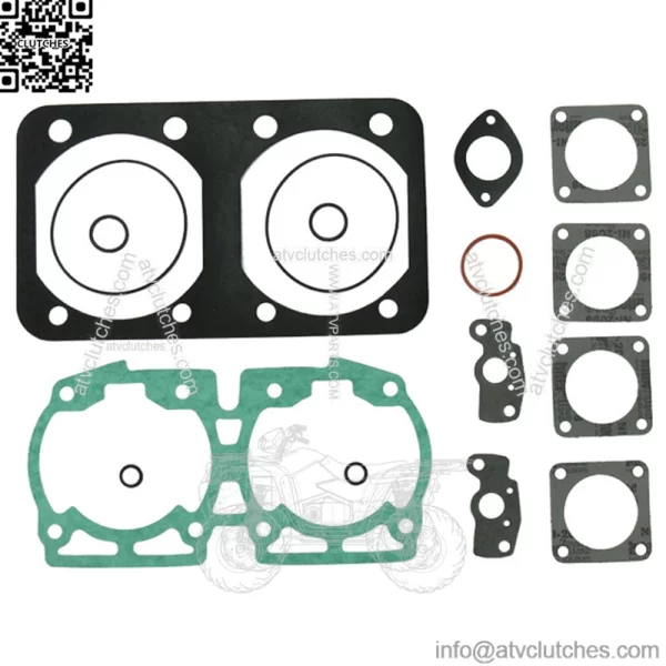 Top end gasket set For Ski-Doo FORMULA MX Z LC/2 583 CC 1997-1998 (For: More than one vehicle)