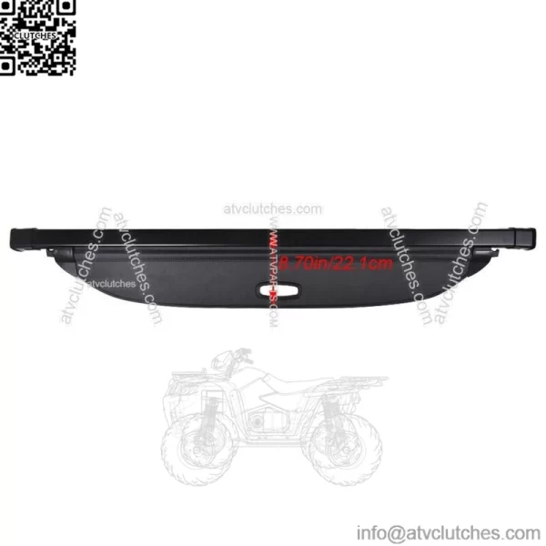 Trunk Cargo Luggage Security Shade Cover Shield Black For Kia Sorento 2016-2019