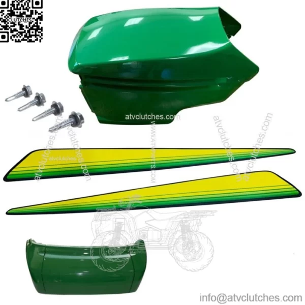 New Upper & Lower Hood/Bumper/LH&RH Stickers Fits John Deere GX345