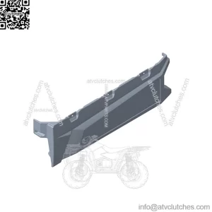Polaris Ranger Left Hand Short Box Panel, Gloss Black,  OEM Part 5439111-070, Qty 1