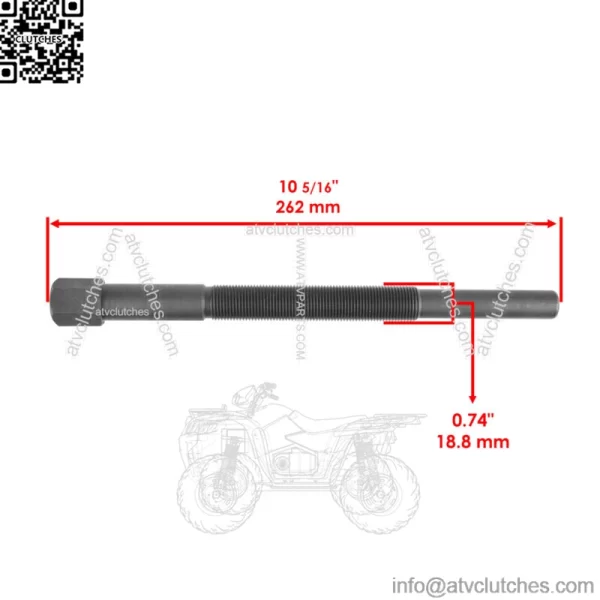 Primary Drive Clutch Puller Tool for Polaris RZR XP 1000 Eps 2014 2015 2016-2018 (For: Polaris) - Image 2
