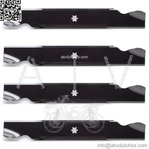 4PK 198-153 High Lift Blades for 42" Cub Cadet 742-04308, 942-04308