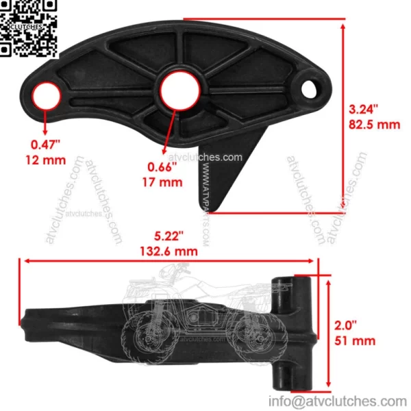 AUC16068 MIA12755 Transmission Variation Kit For John Deere D105 E100 X105 X106 - Image 3