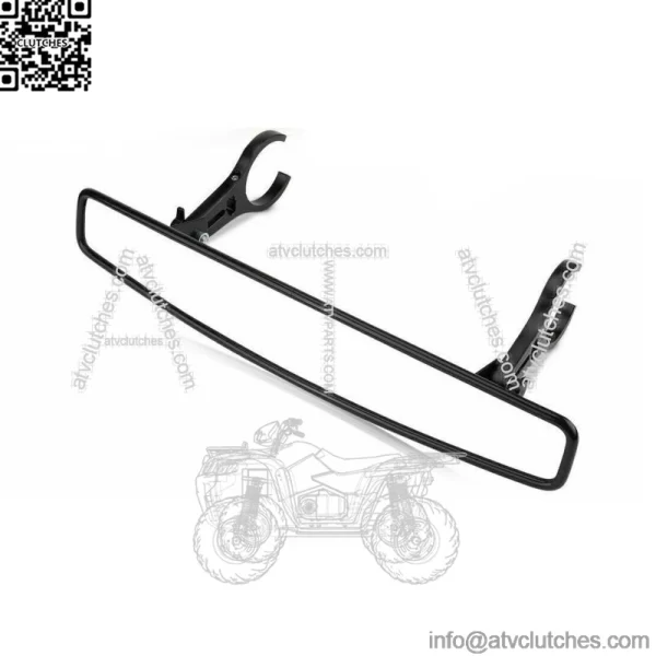 UTV Rear View Center Mirror w/1.75" 2" Clamp For Polaris Yamaha Honda Talon