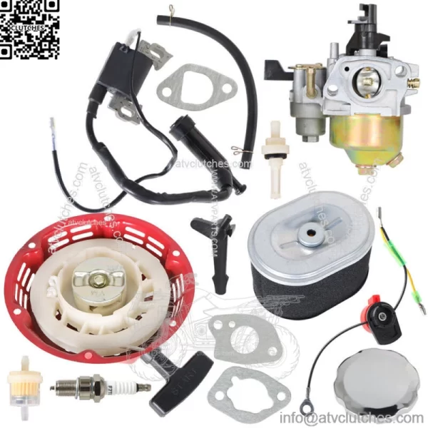 Carburetor Recoil Ignition Coil Spark Plug Filter For Honda GX160 5.5HP Motor - Image 2