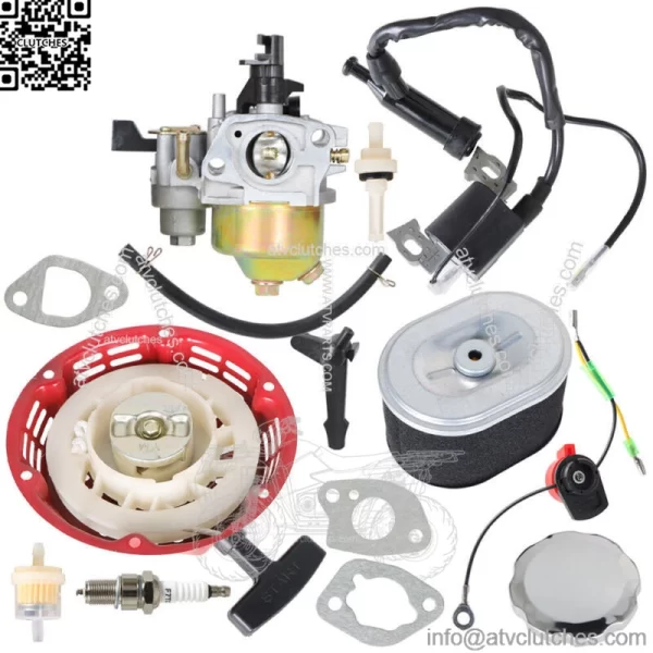 Carburetor Recoil Ignition Coil Spark Plug Filter For Honda GX160 5.5HP Motor - Image 3