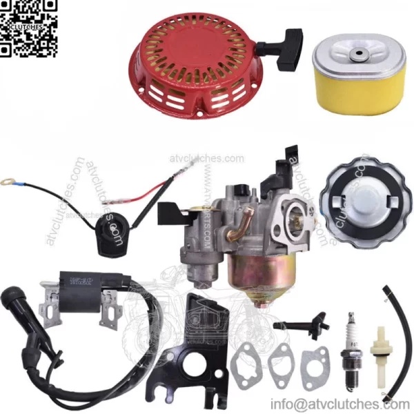 Carburetor Recoil Ignition Coil Spark Plug Filter For Honda GX160 5.5HP Motor - Image 4