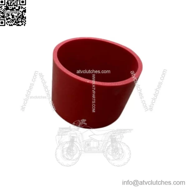 4" 4-PLY STRAIGHT INTAKE/INTERCOOLER PIPING SILICONE COUPLER ADAPTOR HOSE RED - Image 2