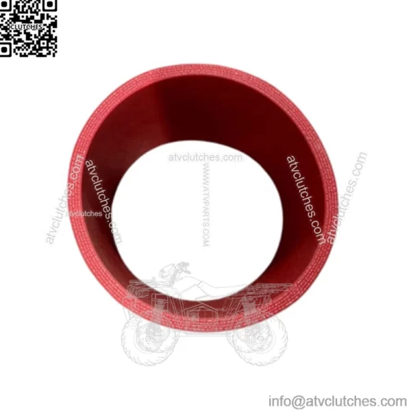 4" 4-PLY STRAIGHT INTAKE/INTERCOOLER PIPING SILICONE COUPLER ADAPTOR HOSE RED - Image 3