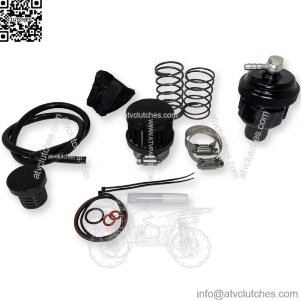 Silicone Charge Tube W BOV Polaris RZR Turbo R, XPT, XP4, Turbo S, Pro - Image 3