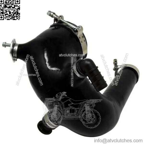 SxS - Polaris RZR Turbo XPT, XP4, & Turbo S Silicone Intake J-Tube - Image 4