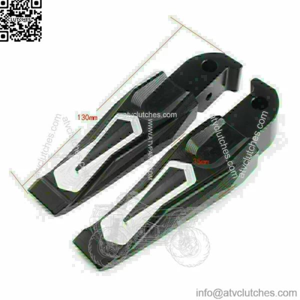 Fit Yamaha MT09 MT07 NMAX 155 TMAX 530 500 Rear Foot Rests Pegs Pedals Footrest