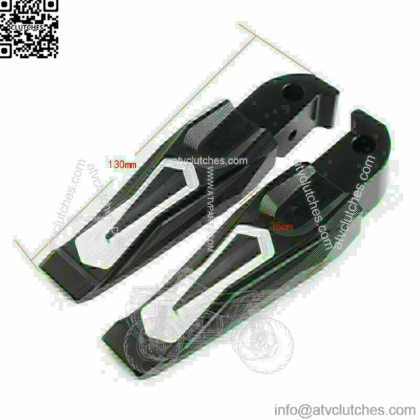 For Yamaha MT09 MT07 NMAX 155 TMAX 530 CNC Rear Foot Rests Pegs Pedals Footrest