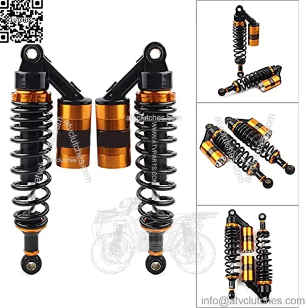 Universal 280mm 11″ Motorcycle Air Shock Absorbers ATV Shocks UTV Shocks Rear Suspension For Honda, For Suzuki, For Yamaha, For