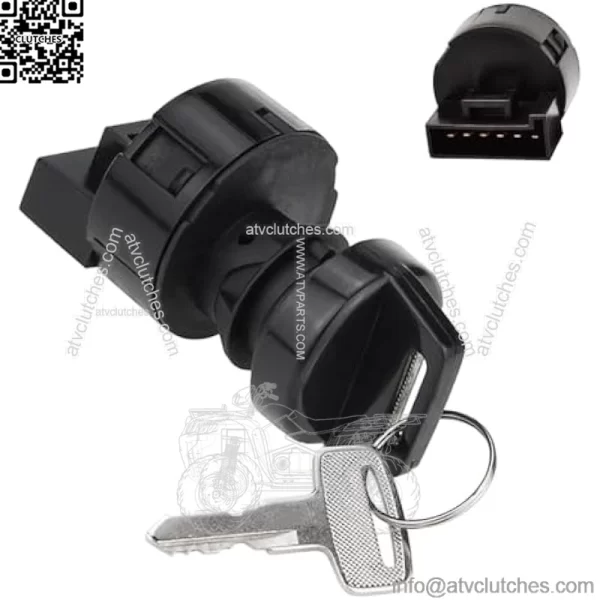 Ignition Switch Key 4 Position 6 Pin Fits for Polaris Ranger 400 500 570 800 4x4 Crew ACE 325 570 900 RZR 570 Sportsman 500 550 Repl.# 4012166 4011142