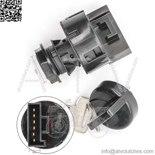 Ignition Switch Key 4 Position 6 Pin Fits for Polaris Ranger 400 500 570 800 4x4 Crew ACE 325 570 900 RZR 570 Sportsman 500 550 Repl.# 4012166 4011142 - Image 4